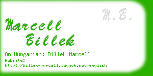 marcell billek business card